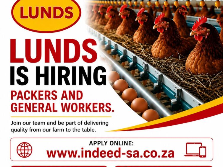 Lunds Eggs Warehouse is Hiring Packers and General Workers – Exciting Job Opportunities 2026